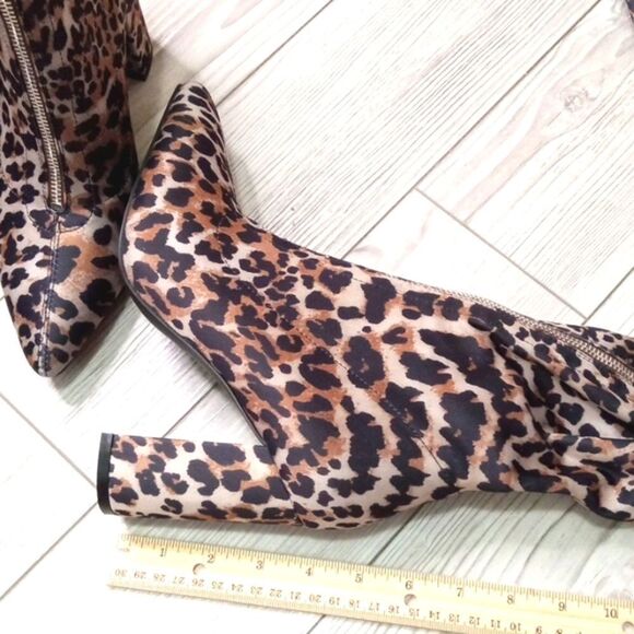 (S-RD610) Women Over the Knee Boots High Boots Front Zipper Sz 39 (8.5) - Picture 5 of 11